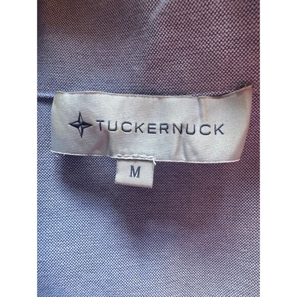 Tuckernuck Oxford Sleeveless Ruffle Blue Shirt Dress Medium Collar button down - Picture 9 of 12